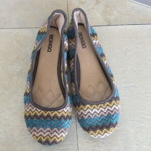 Bongo Embroidered Ballet Flats